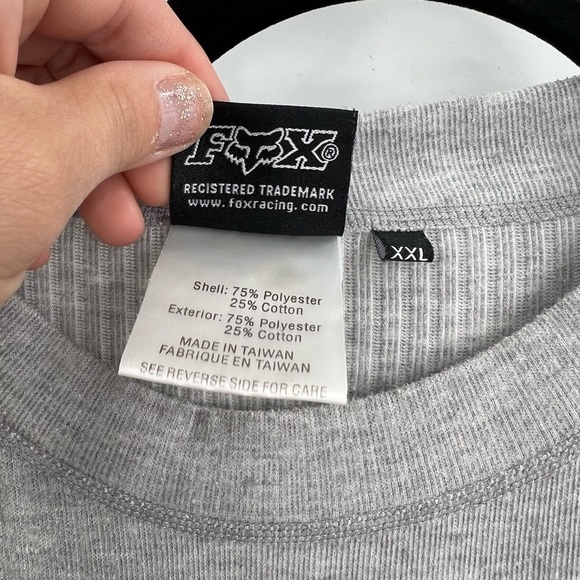 Fox Racing Grey Shirt Mens XXL - Picture 4 of 4
